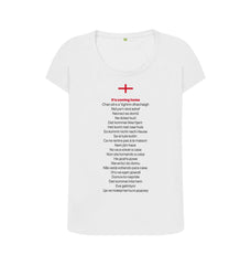 White It's Simply Coming Home Women's Organic Cotton T-shirt