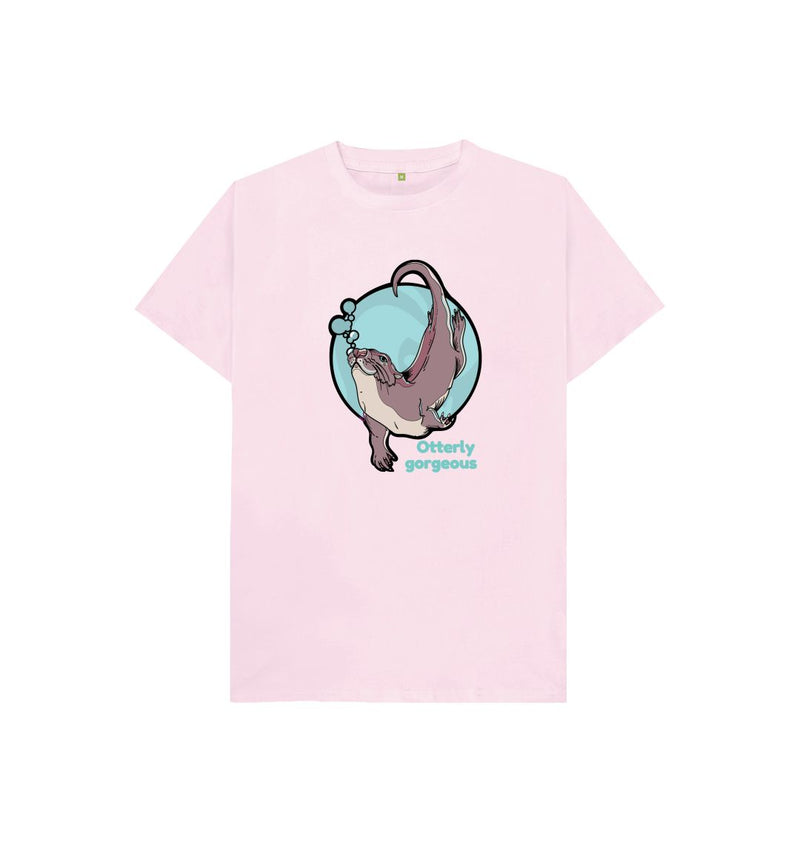 Mauve Otterly Gorgeous Children's Organic Cotton T-shirt