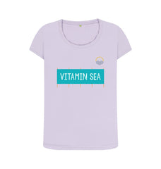 White Vitamin Sea Windbreak Women's Organic Cotton T-shirt
