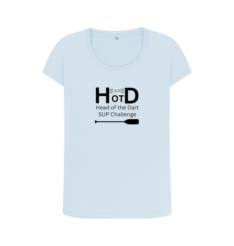 HotD SUP Challenge Women's Scoop Neck Organic Cotton T-shirt