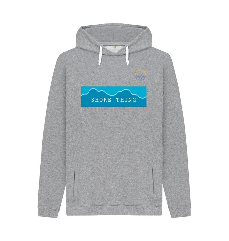 Light Heather Shore Thing Windbreak Organic Cotton Hoody