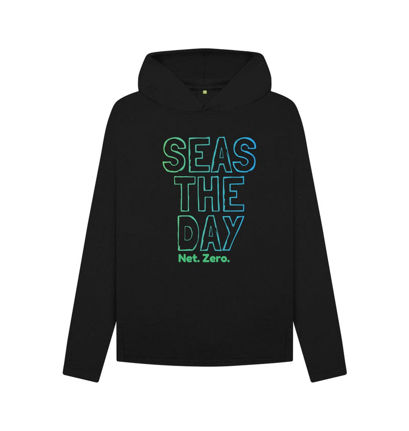 Sea's the day Relaxed Fit Women's Organic Cotton Hoody