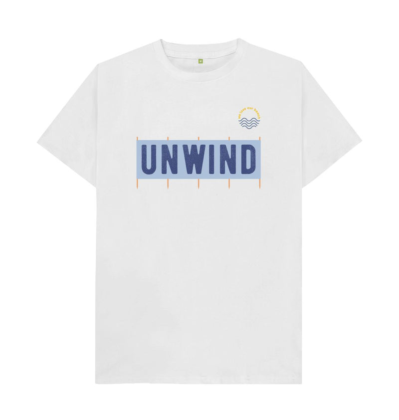 White Unwind Windbreak Organic Cotton T-shirt