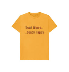 Don't Worry ... Beach Happy ... Children's Organic Cotton T-shirt Media 1 of 6