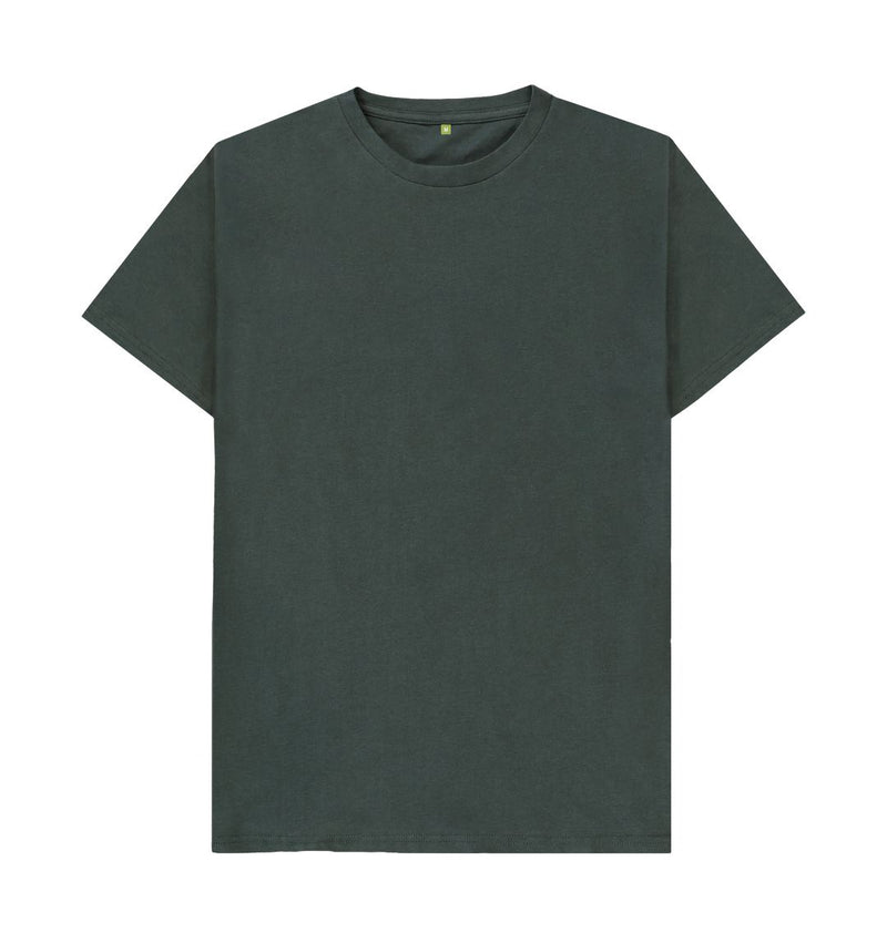 Athletic Grey Plain and Simple Men's Organic Cotton T-shirt