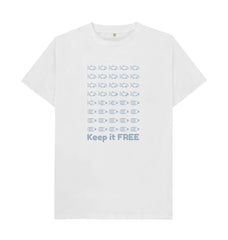 Black Keep it FREE Organic Cotton T-shirt