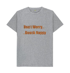 Don't Worry ... Beach Happy... Men's/Unisex Organic Cotton T-shirt