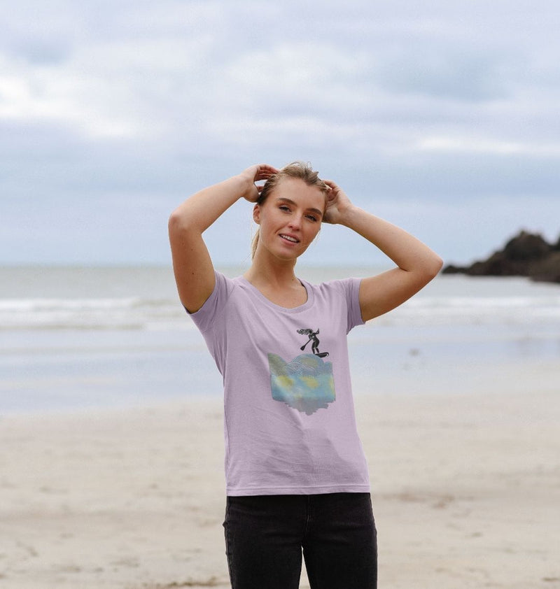 SUP Women's Scoop Neck Organic Cotton T-shirt