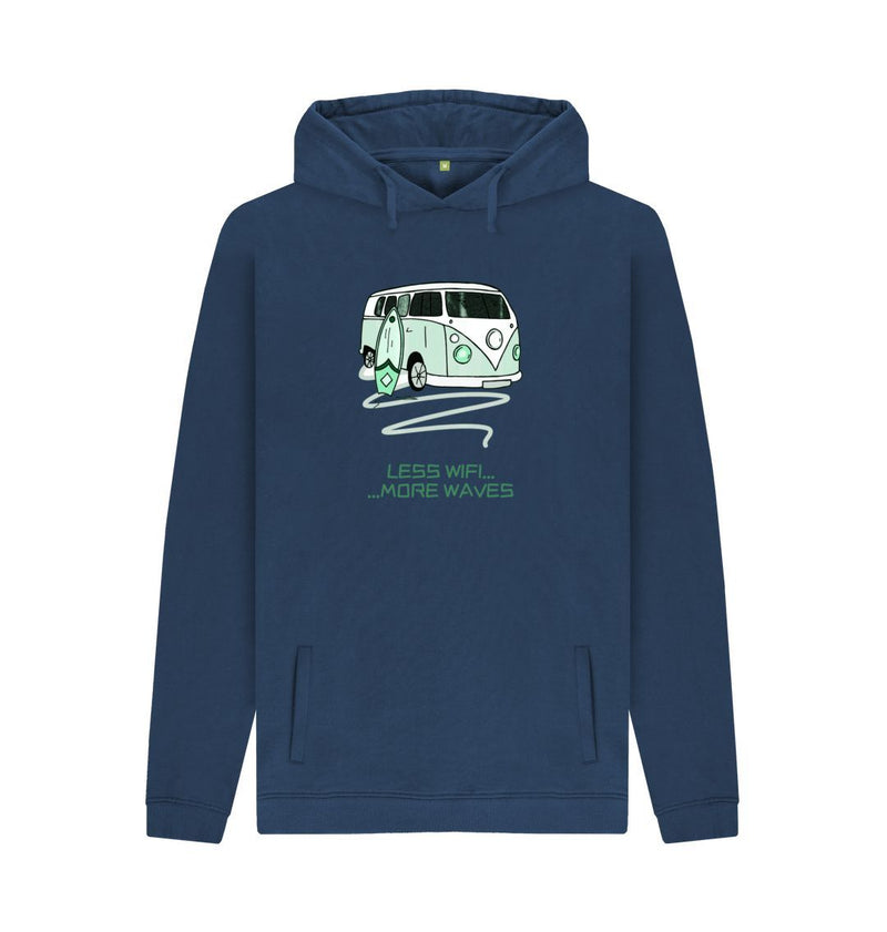 Light Heather Mint Green Surf Van Organic Cotton Hoody