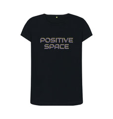 Mauve Positive Space Women's Organic Cotton T-shirt