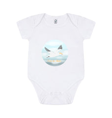 White Gannet - I see no chips Baby Organic Cotton Romper