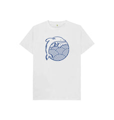 Mustard Dolphin Children's Organic Cotton T-shirt