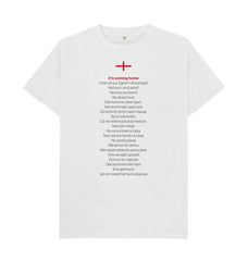 White It's Simply Coming Home - Organic Cotton T-shirt