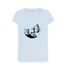 All Aboard SUP Women's Scoop Neck Organic Cotton T-shirt