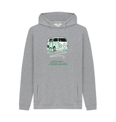 Light Heather Mint Green Surf Van Organic Cotton Hoody