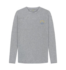 Navy Blue We love our beach Organic Cotton Long Sleeve T-shirt