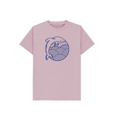 Mustard Dolphin Children's Organic Cotton T-shirt