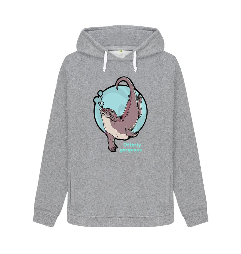 Light Heather Otterly Gorgeous Women's Organic Cotton Hoody