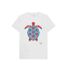 Mustard Tantalising Turtle Children's Organic Cotton T-shirt