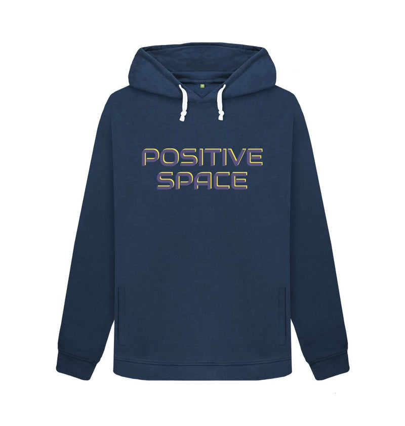 Light Heather Positive Space Women's Organic Cotton Hoody