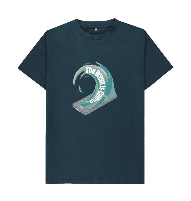 The Ocean is Calling Men's/Unisex Organic Cotton T-shirt