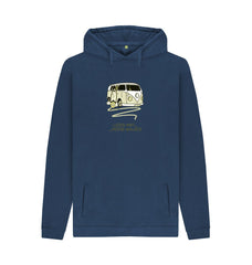 Stone Blue Pastel Green Surf Van Organic Cotton Hoody